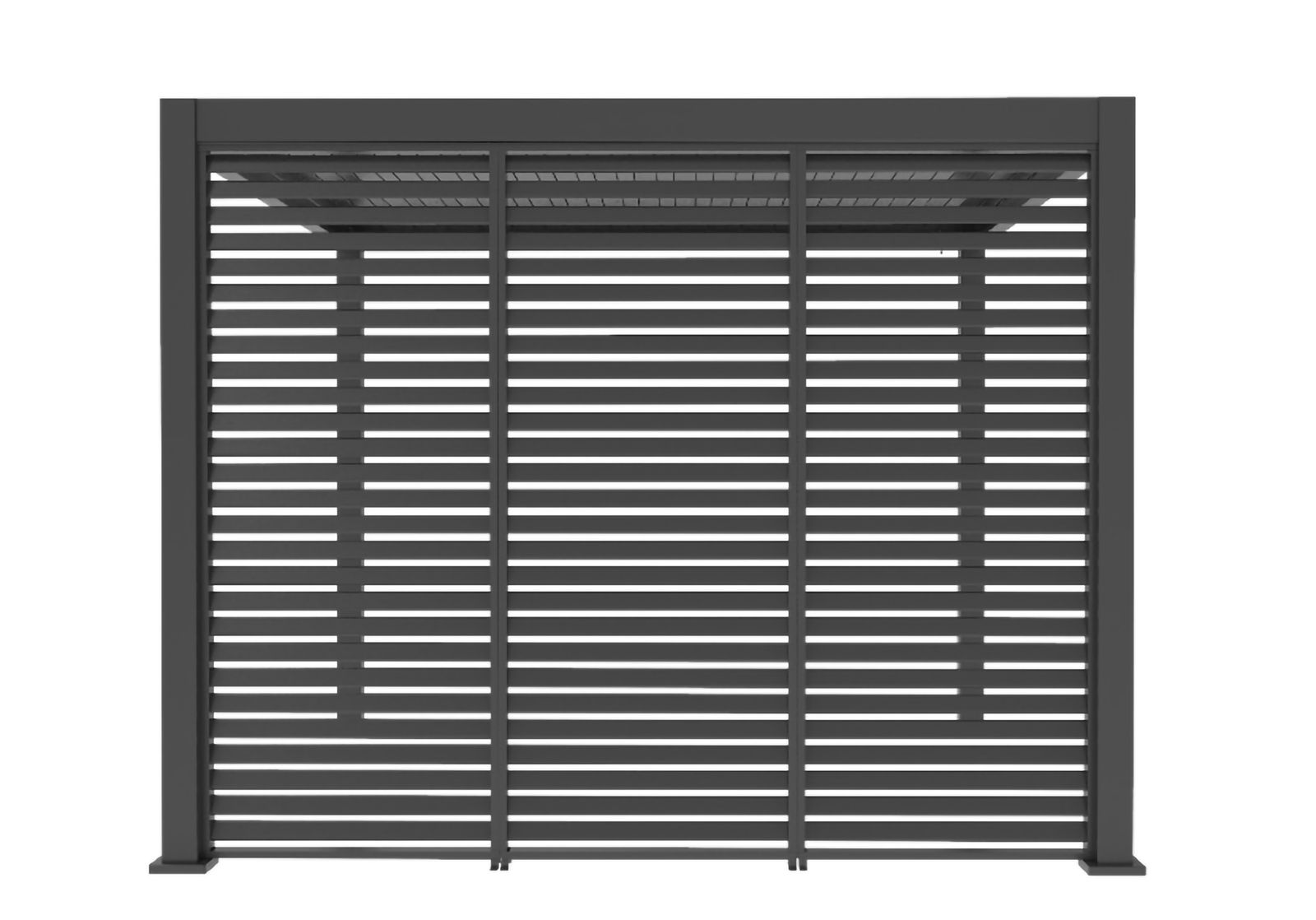 Orion 400 cm kant Louvre Shutter Paneel - Anthracite