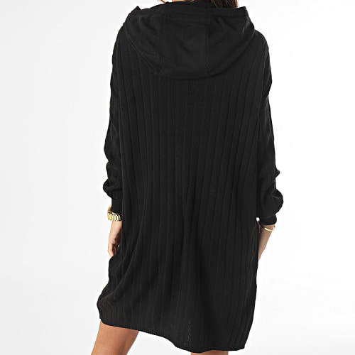 Robe Pull Capuche Tessa Carey Noir
