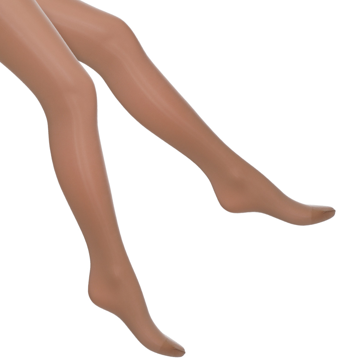 Gina Benotti Damen Strumpfhose mit Laufmaschenstopp hellbraun
