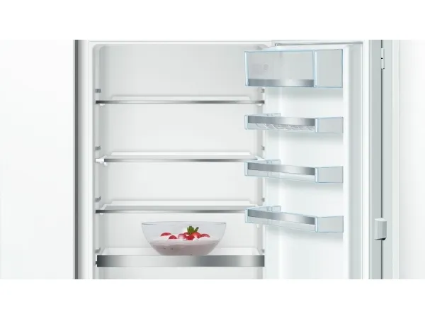 Bosch Serie | 6 KIS86AFE0 - Køleskab/fryser - bund-fryser - til indbygning - niche - bredde: 56 cm - dybde: 55 cm - højde: 177.5 cm - 266 liter - Klasse E