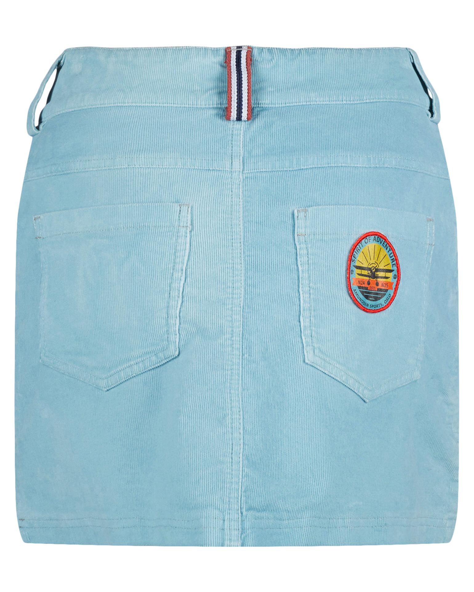Amundsen Cord G.Dyed Skirt Womens Faded Blue Sky