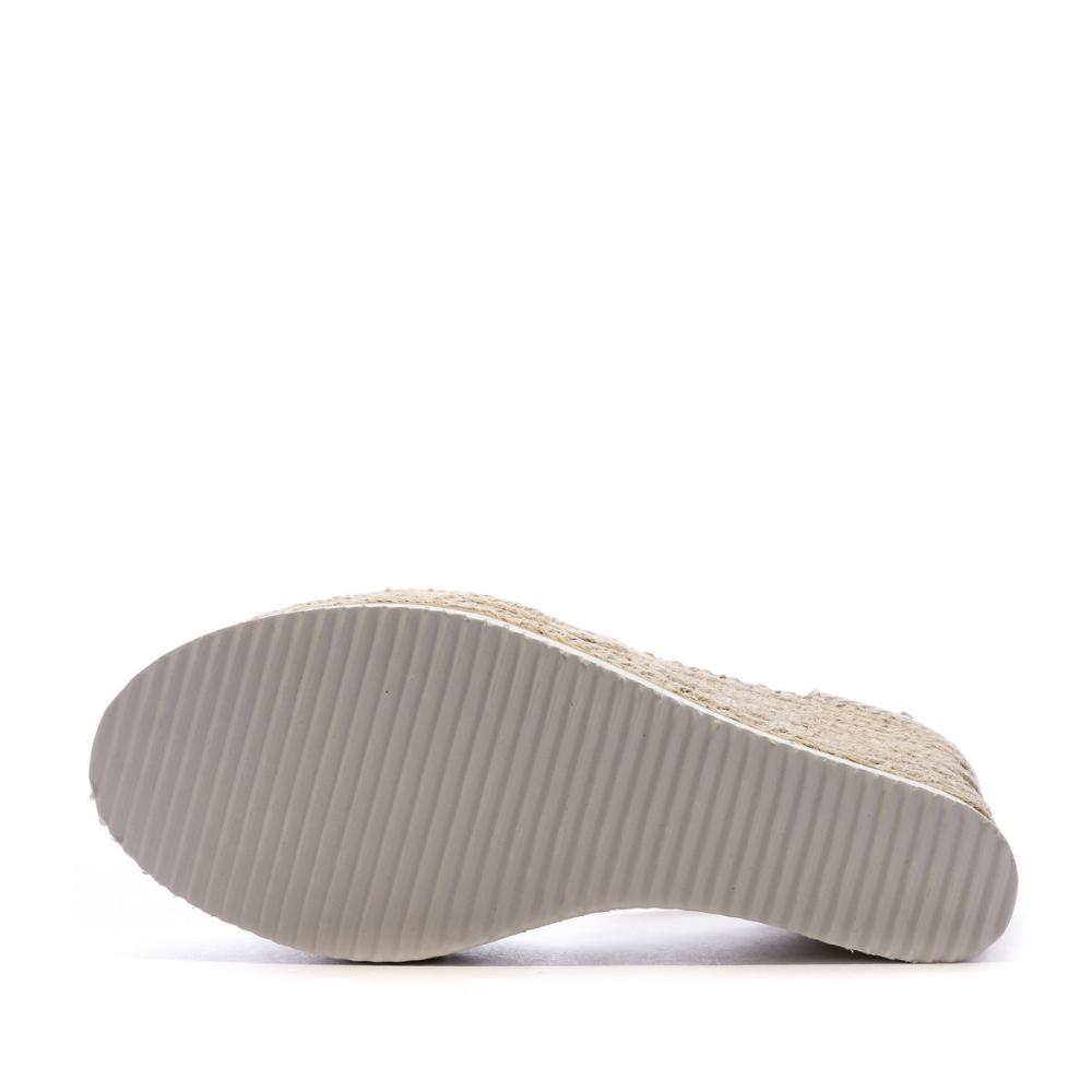 Beppi Sandales Compensées Beige Femme Beppi