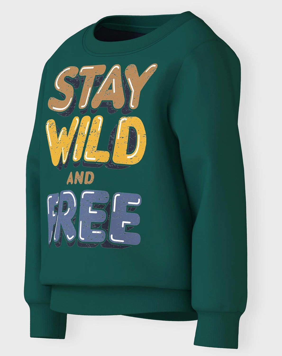 Sweatshirt NMMVILDAR WILD&FREE in forest biome