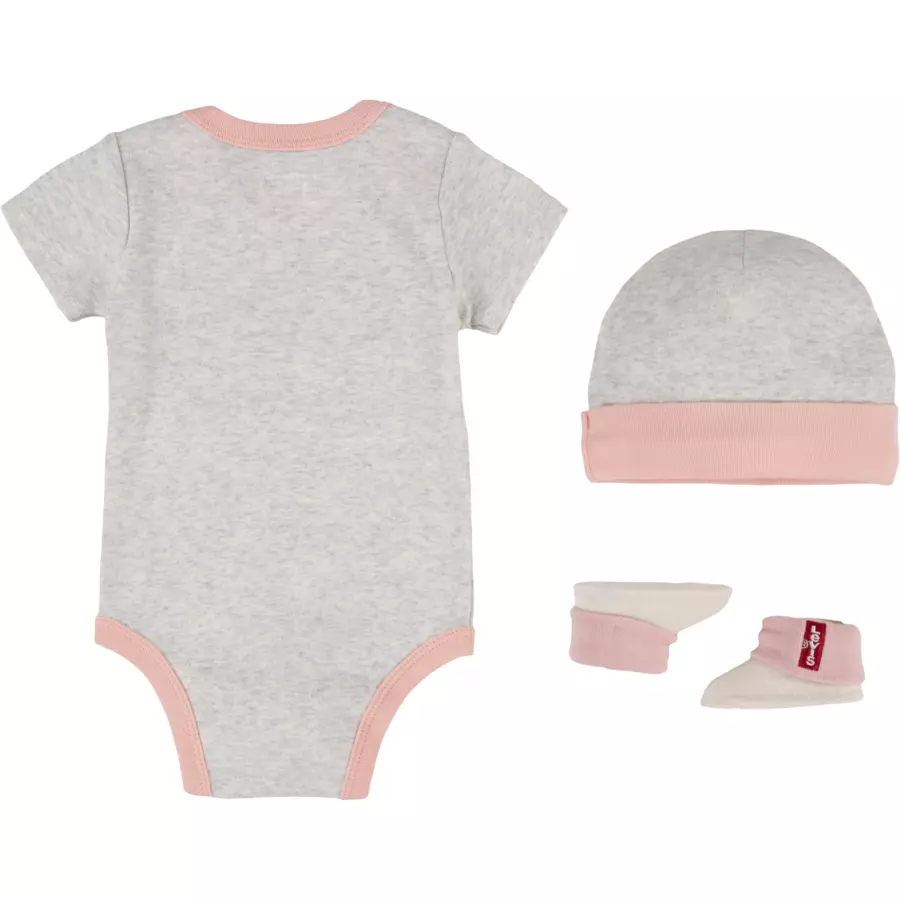 Levi's®Set Body mit Mütze und Schuhe grau