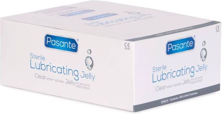 Pasante Sterile Lubricating Jelly 5ml - Helder Glijmiddel 100 stuks (grootverpakking)
