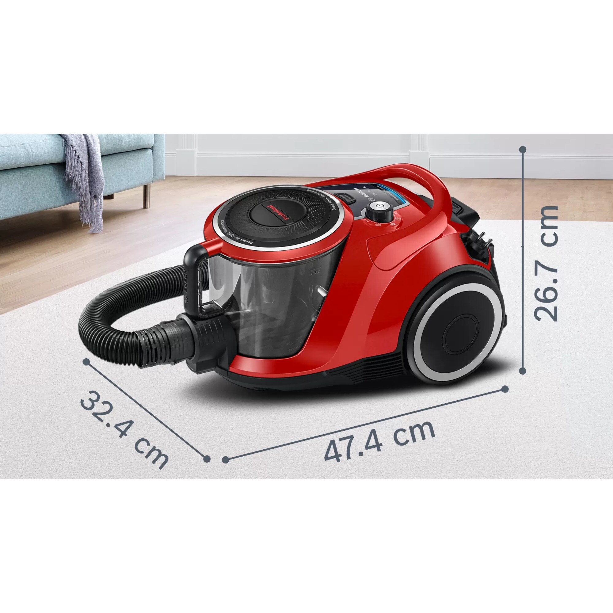 Bosch Bodenstaubsauger Serie 6 ProAnimal BGC41PET