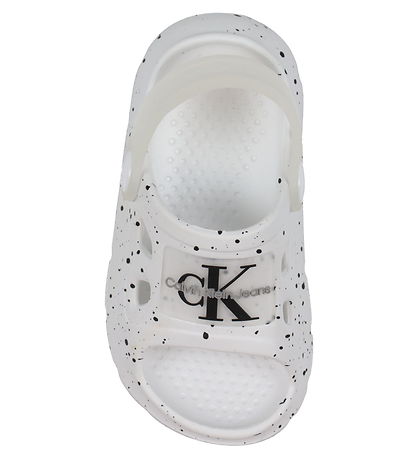 Calvin Klein Sandalen - Bequem - Weiß m. Schwarz