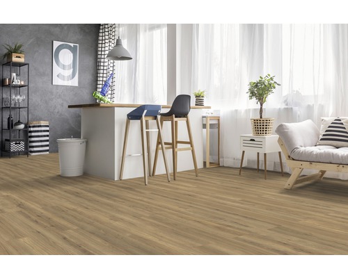 Vinylvloer GREEN VINYL natuur eiken breedplank klikverbinding 1290 x 173 x 3,8 mm
