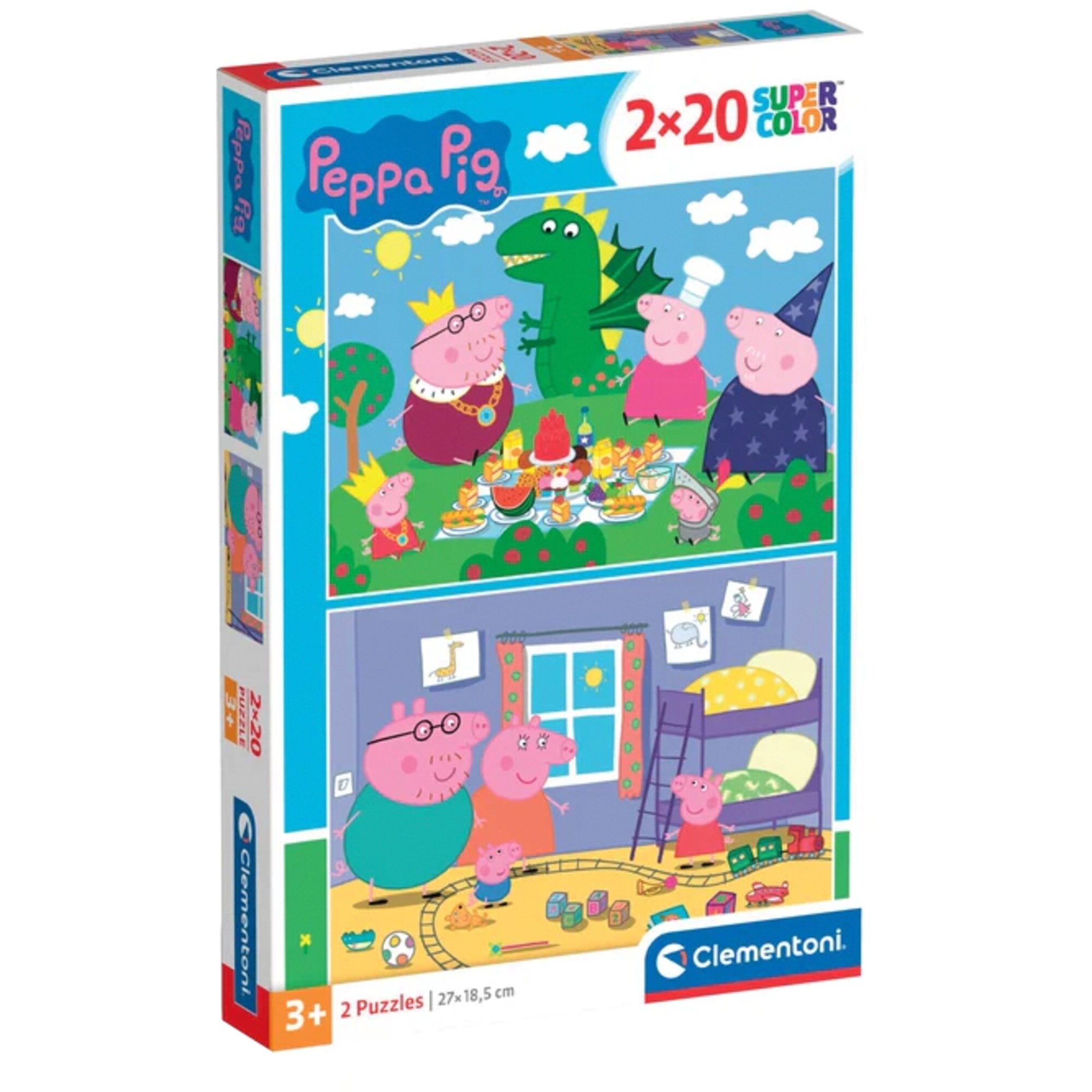 Clementoni Puzzle Kinderpuzzle Supercolor - Peppa Pig