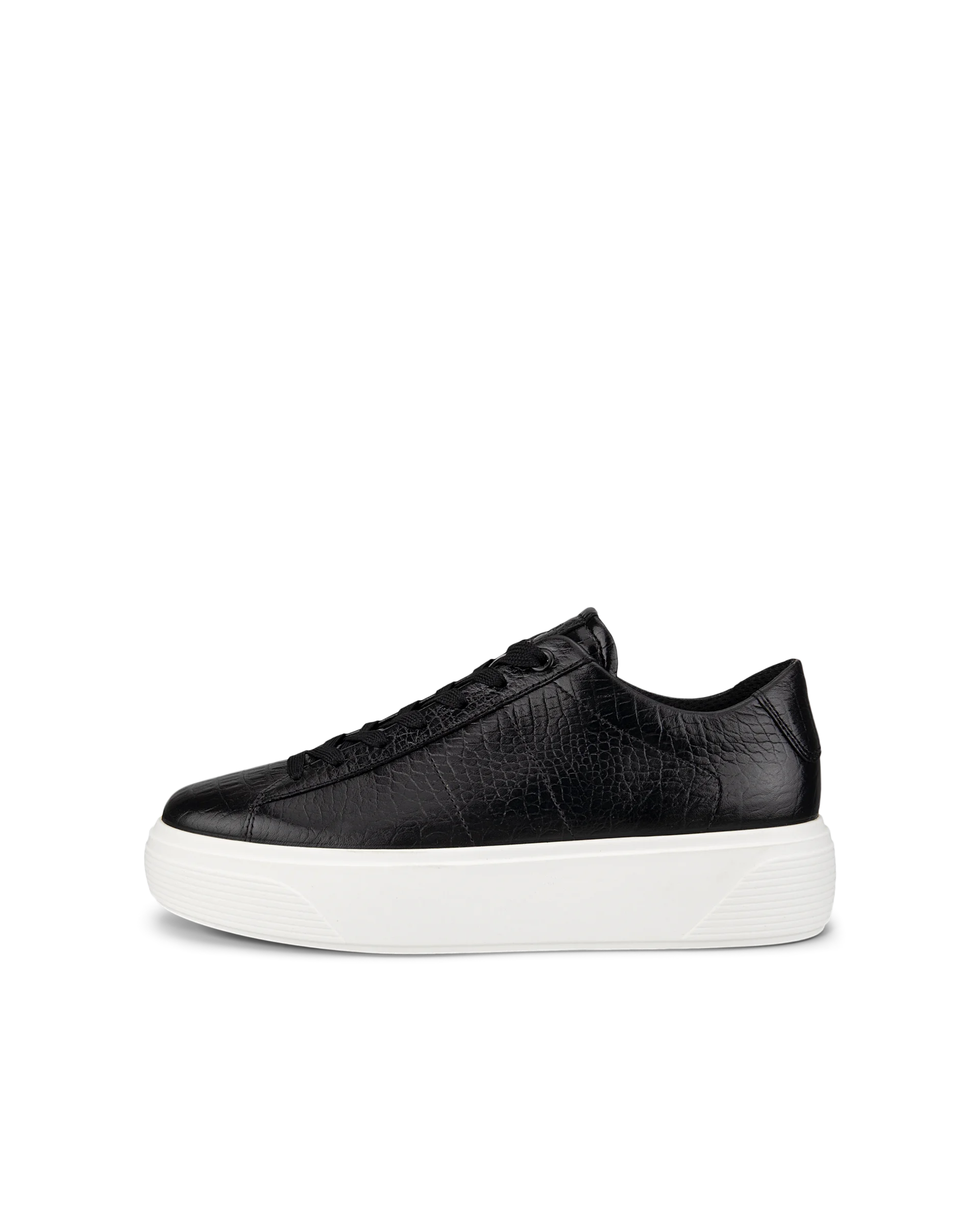 ECCO STREET PLATFORM W Damen Ledersneaker Schwarz