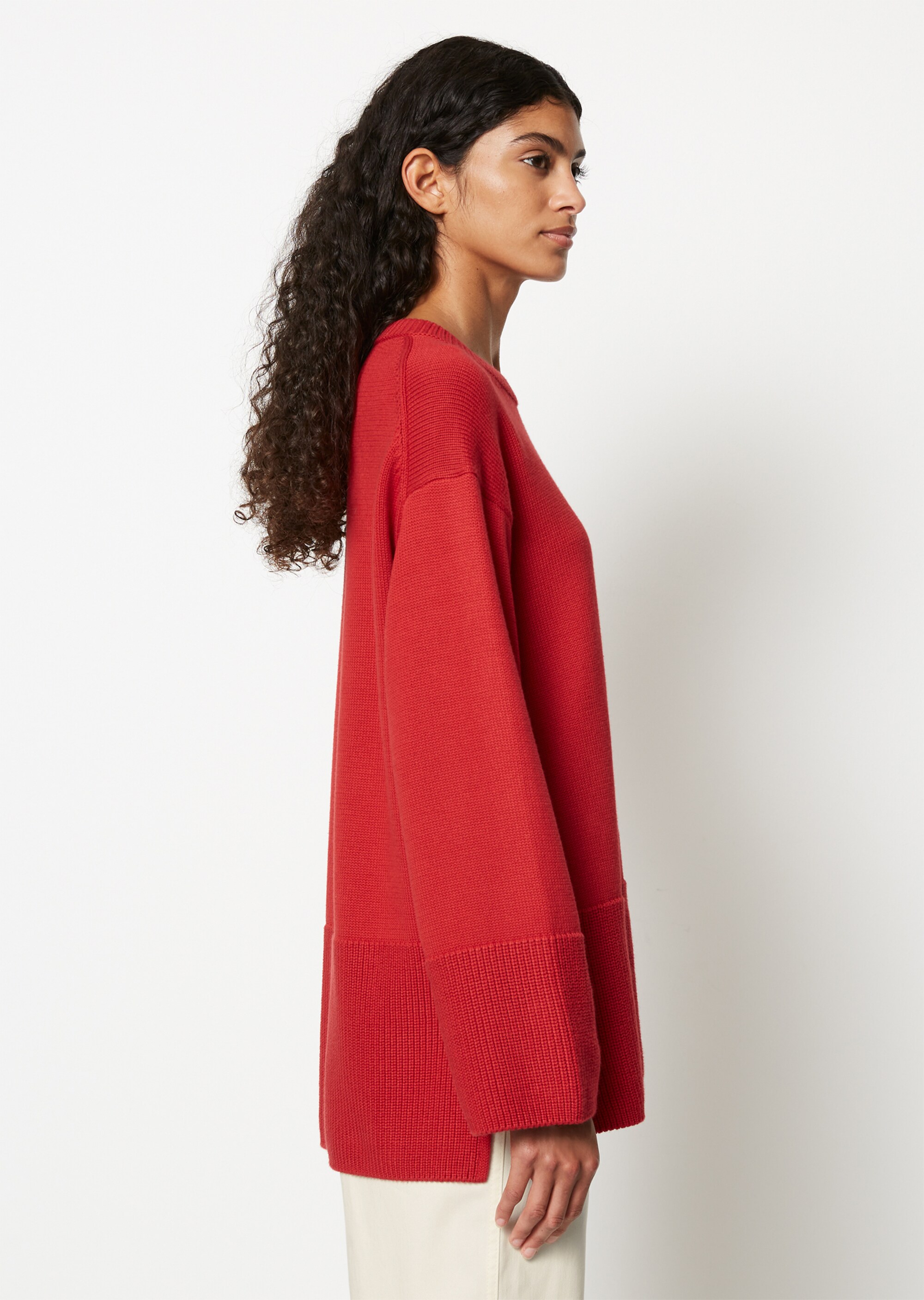 DfC Oversize Strickpulloveraus schwerem Baumwoll-Garn gestrickt