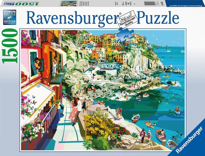 Puzzel Romantiek in Cinque Terre (1500 Stukjes)