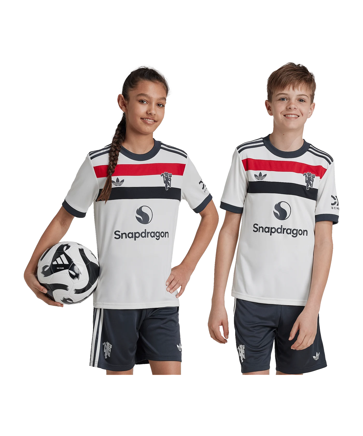 adidas Originals Manchester United Trikot 3rd 2024/2025 Kids Weiss