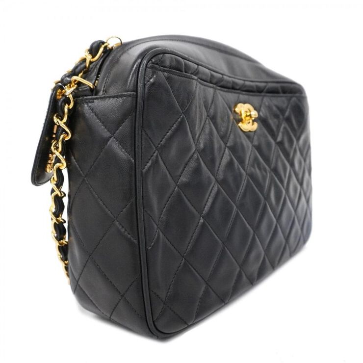 Chanel Vintage Chanel Crossbody Bag Black