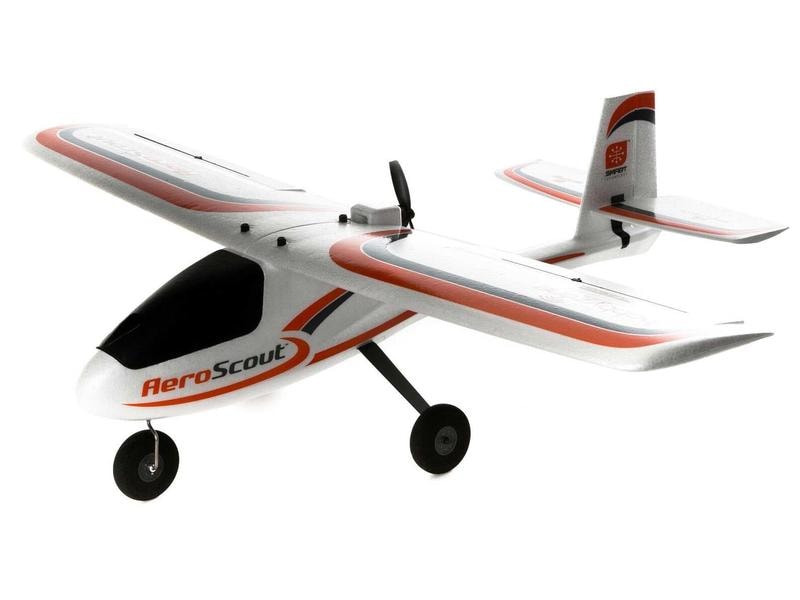 Hobbyzone Trainer Aeroscout S2 1.1 m BNF Basic Einsteiger Modellflugzeug mit Spektrum Technik