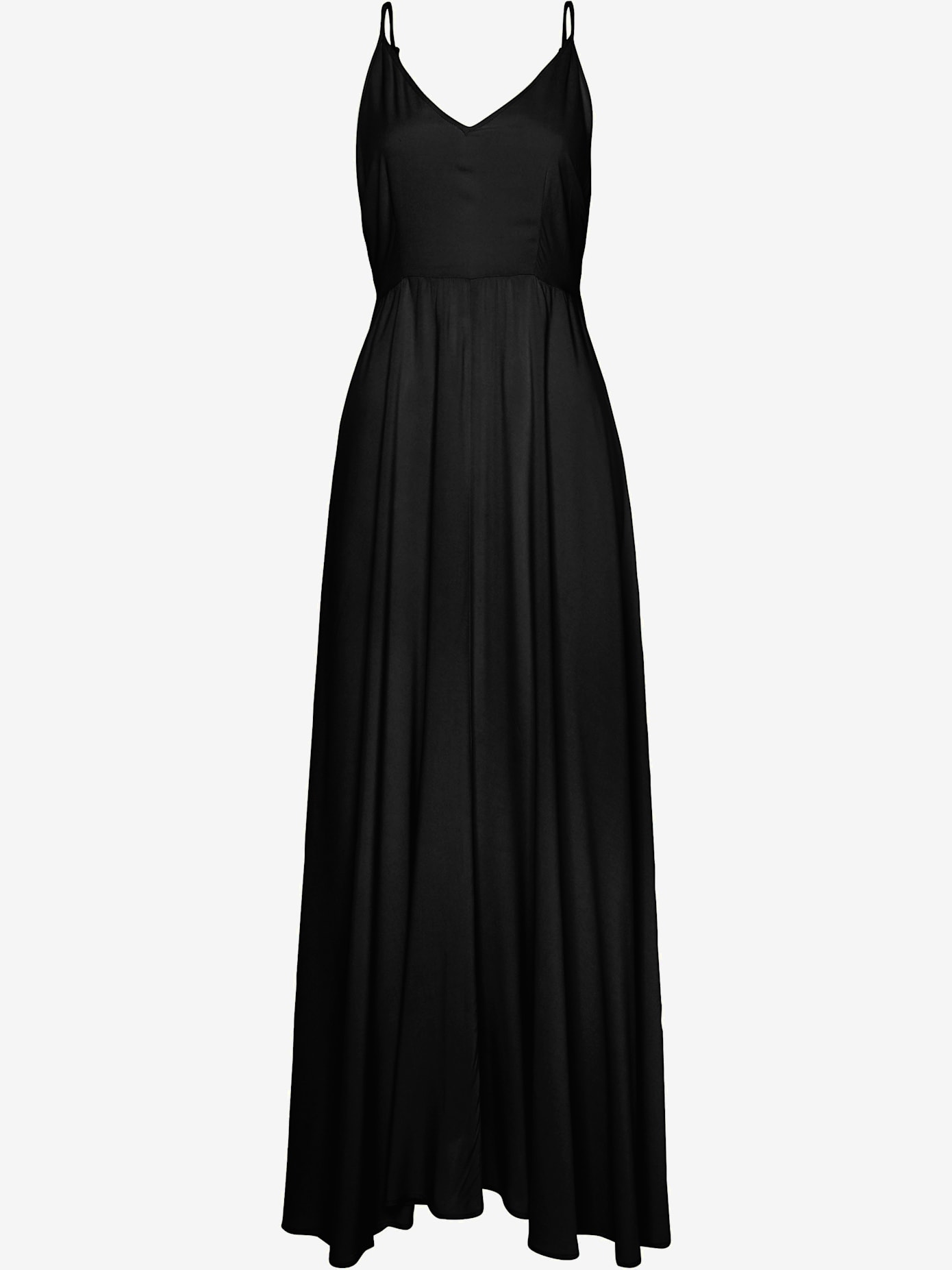 Robe longue belle encolure en v