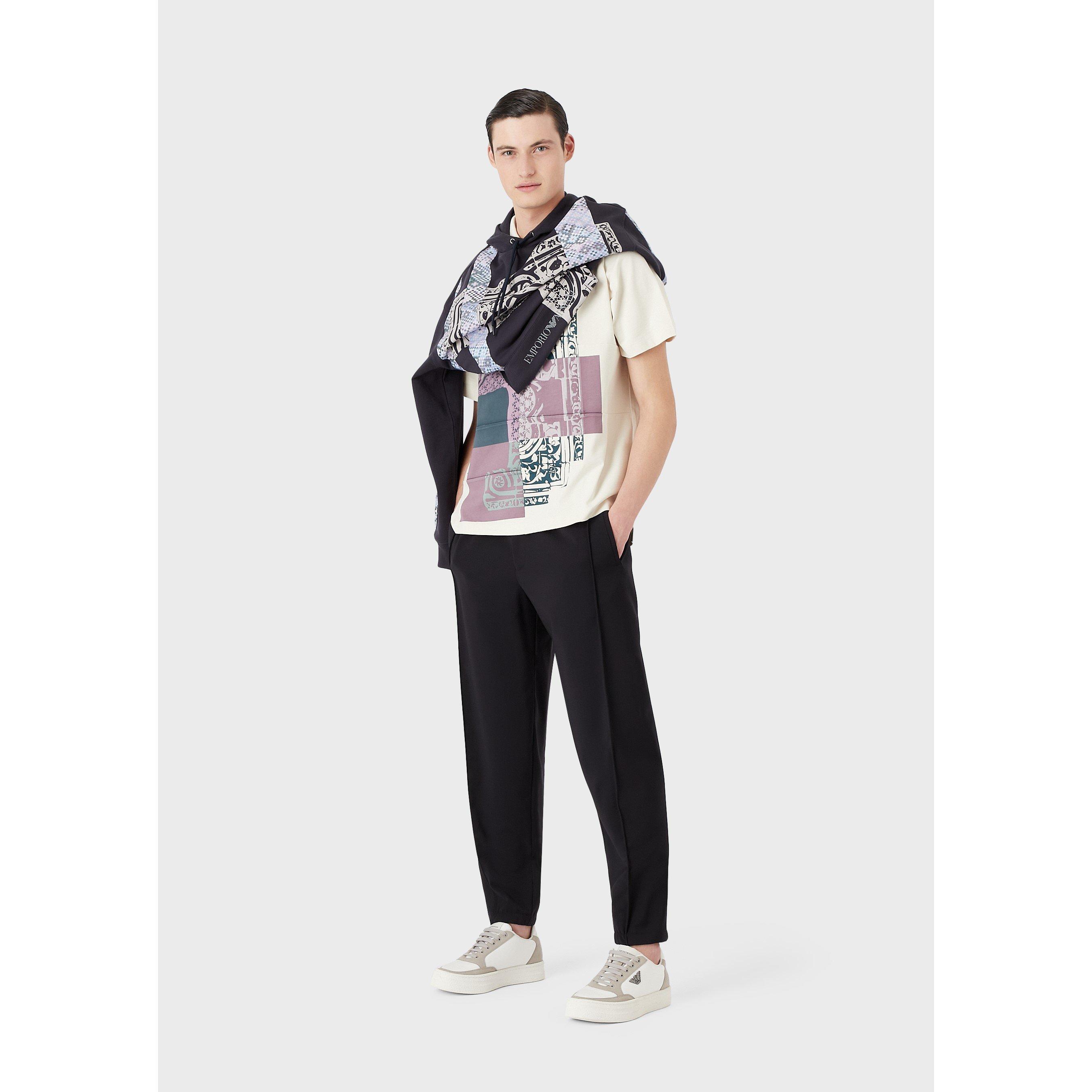 Emporio Armani Print Over The Head Hoodie