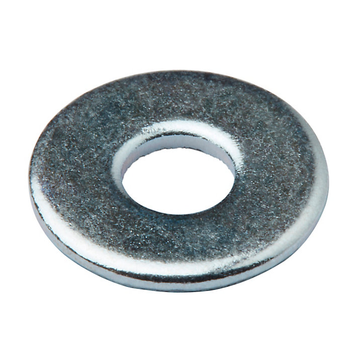 Rondelles plates larges de réparation en acier au carbone ø 4mm - 10 pièces