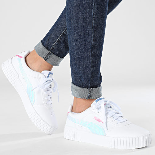 Baskets Femme Carina 2.0 Deep Dive 396545 Puma White Blue Skies