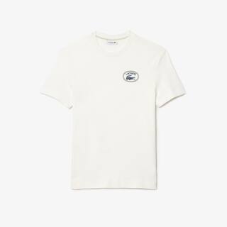 T-shirt regular fit avec imprimé signature T-Shirts - Blanc - Lacoste - Femme