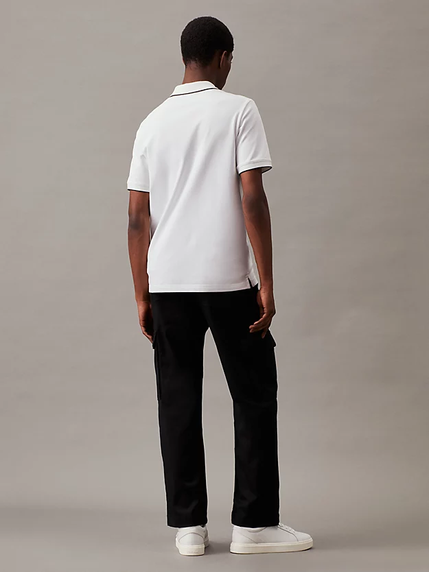 Camisa polo de corte justo