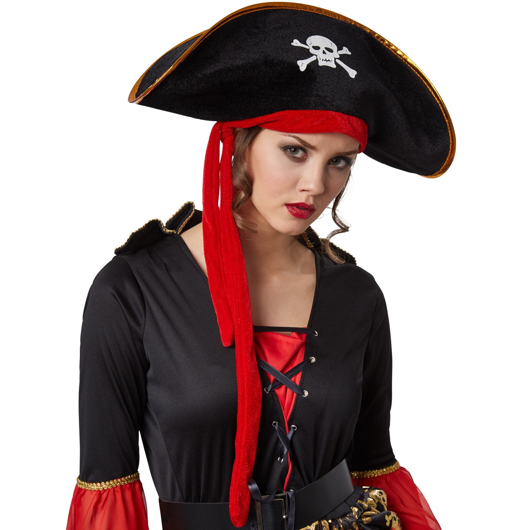 tectake® Frauenkostüm Piratenkönigin
