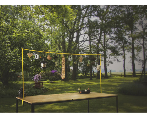 Tafelhaak Esschert's Garden 2,2 x 3,6 x 112,2 cm staal goud