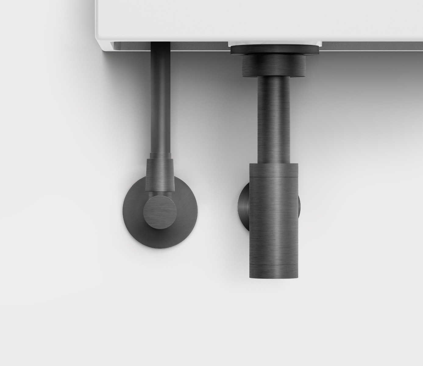 Clou Marathon 2 design hoekstopkraan gunmetal geborsteld PVD