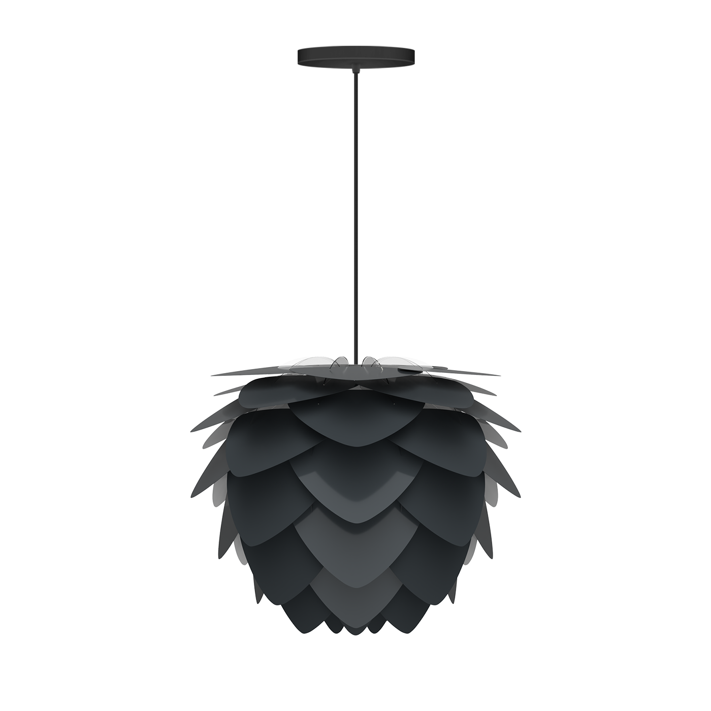 Lampenkap Aluvia mini Antraciet