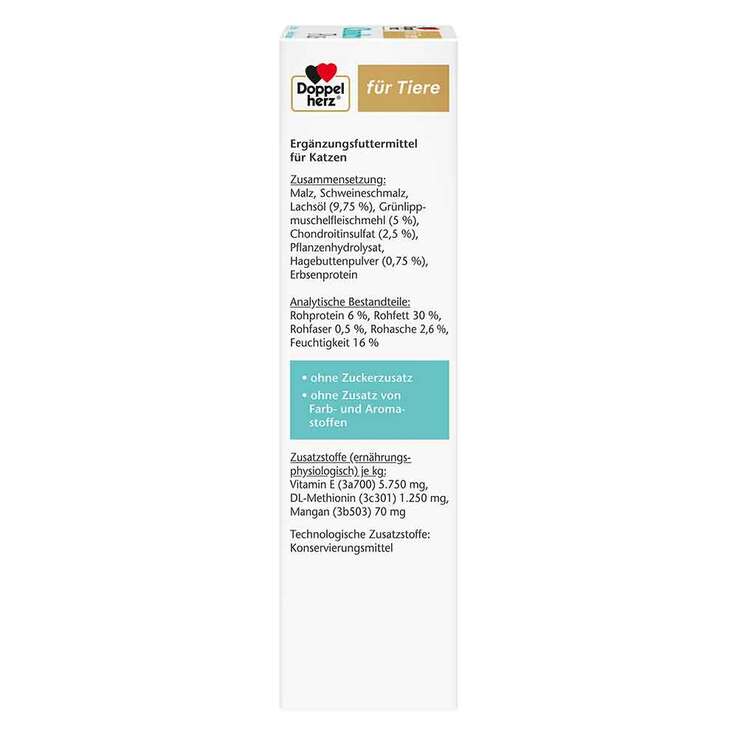 Doppelherz für Tiere Chondro Plus Paste für Katzen, 2X100 g