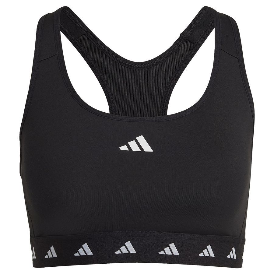 adidas Brassière Techfit PowerReact - Noir/Blanc Femme
