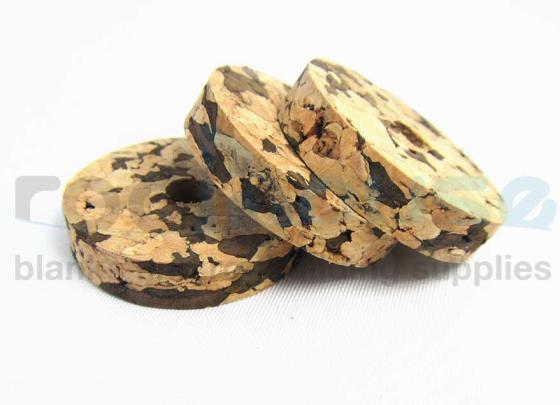 Cork Disc BURL MIX WHITE 6.35 mm vendu à l'unité