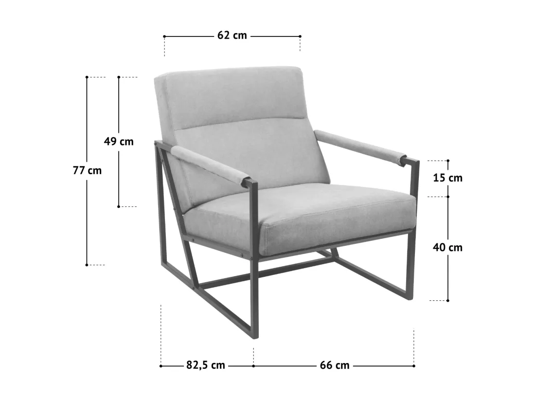 Chaise longue SVITA CHRIS Chaise de cocktail Chaise rembourrée avec accoudoirs Vert foncé
