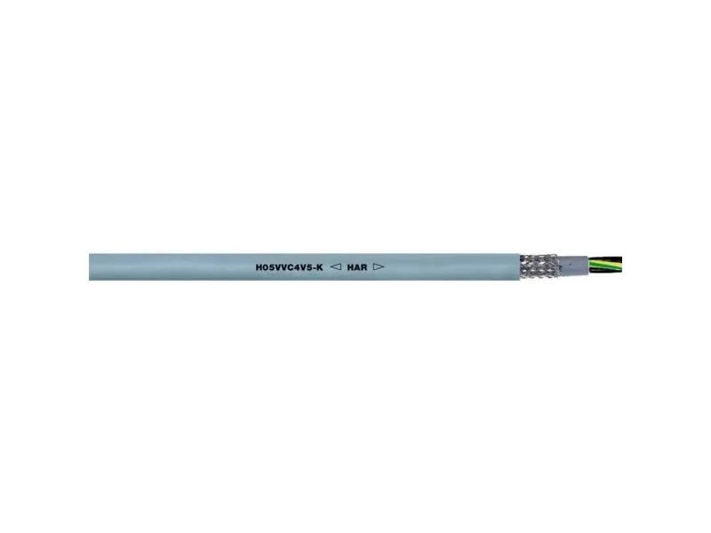 LAPP H05VVC4V5-K (NYSLYCYÖ-JZ) Styreledning 5 G 1.5 mm² Grå 35732/50 50 m