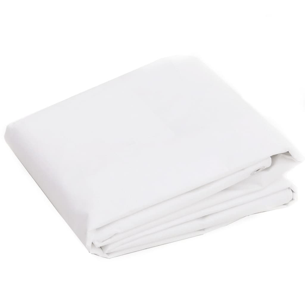 Bâche 260 g/m² 4x6 m blanc pehd