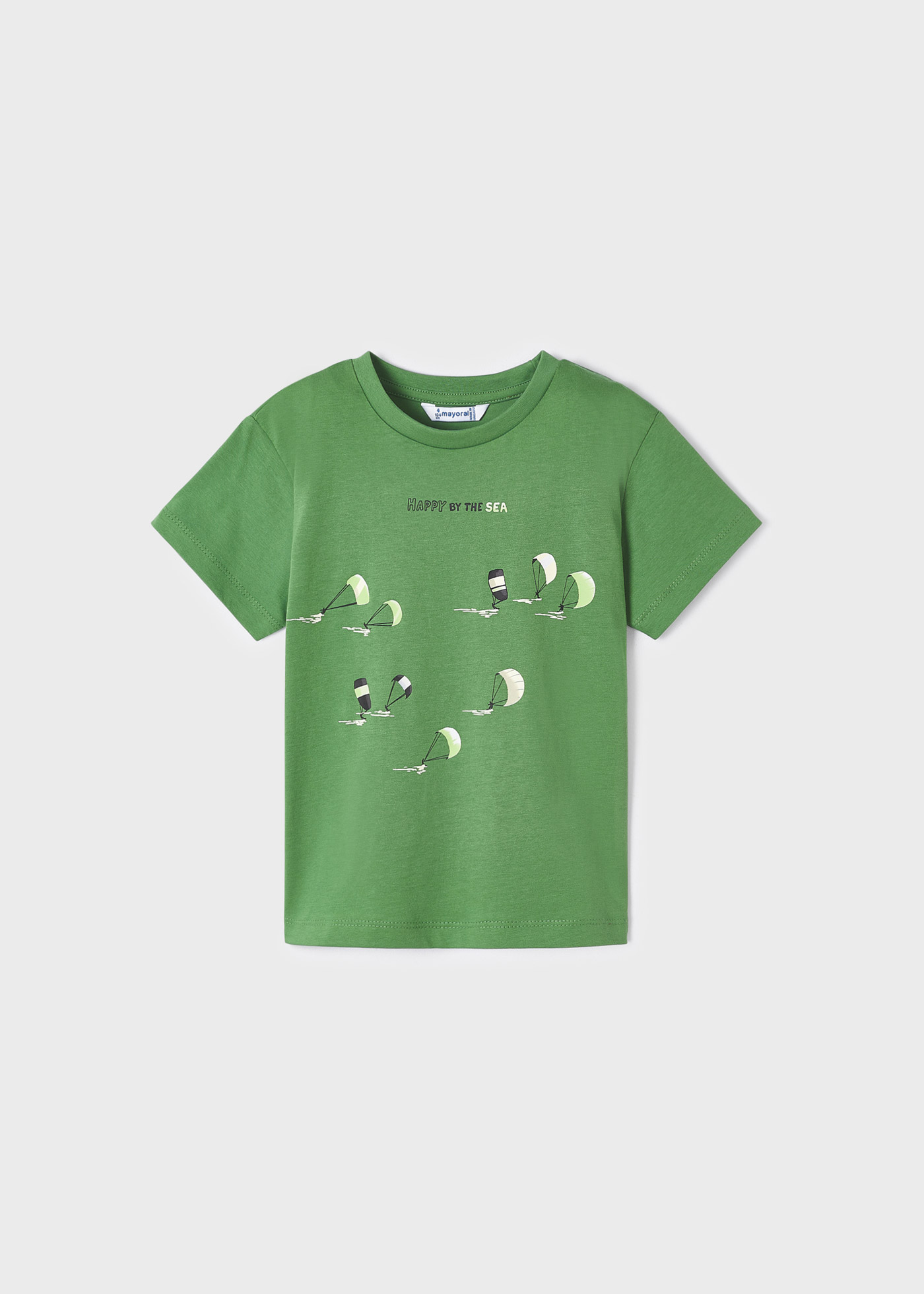 Conjunto de 2 camisetas de algodão sustentável para meninos