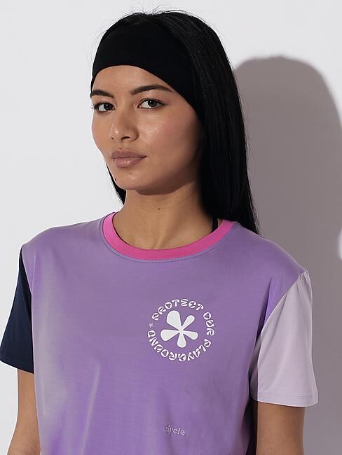 CIRCLE - CROP TOP COLORBLOCK W