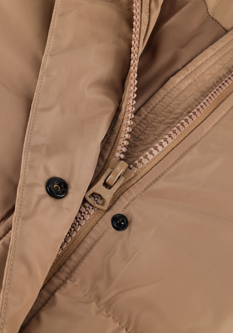 NOTRE-V camel notre-v gewatteerde jas puffer coat midi