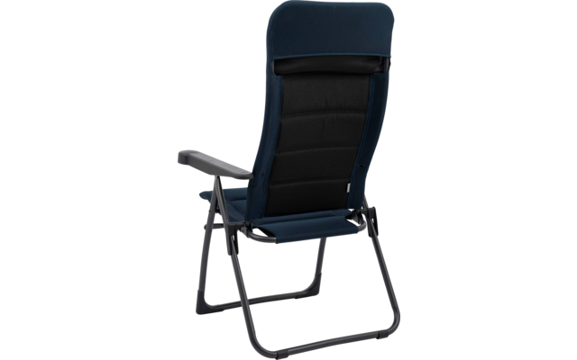 Crespo AP/215-ADS-84 Campingstuhl mit 7-fach verstellbarer Rückenlehne schwarz