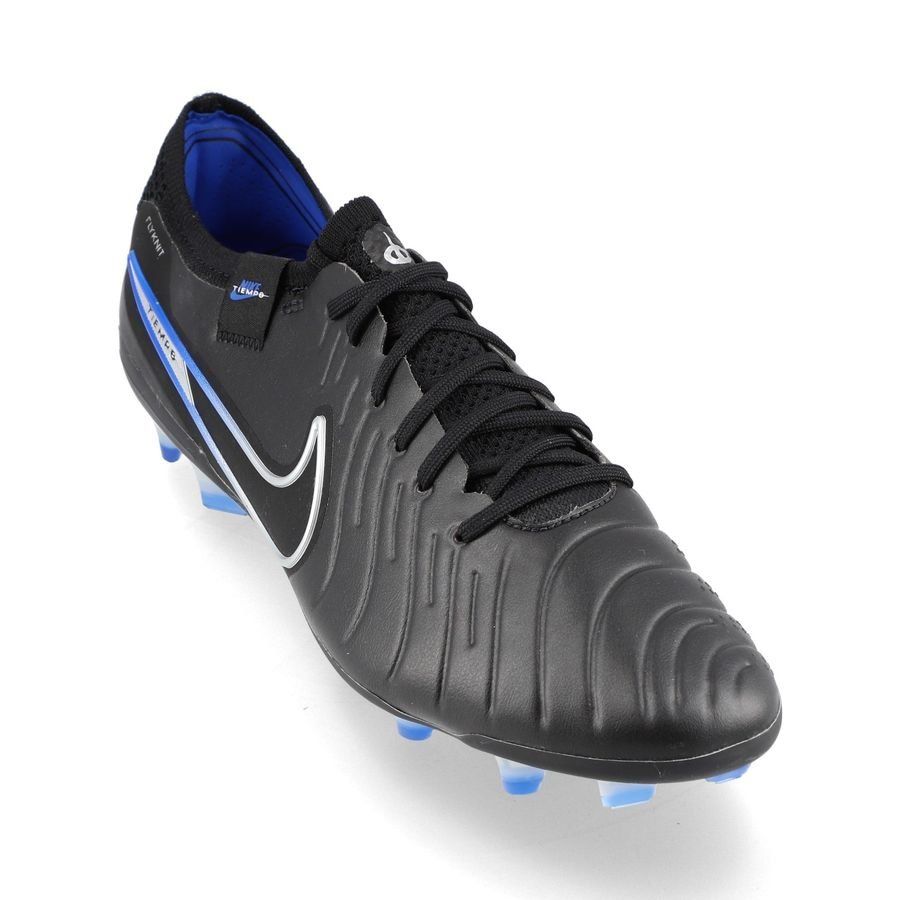 Nike Tiempo Legend 10 Elite FG Shadow - Noir/Chrome/Bleu