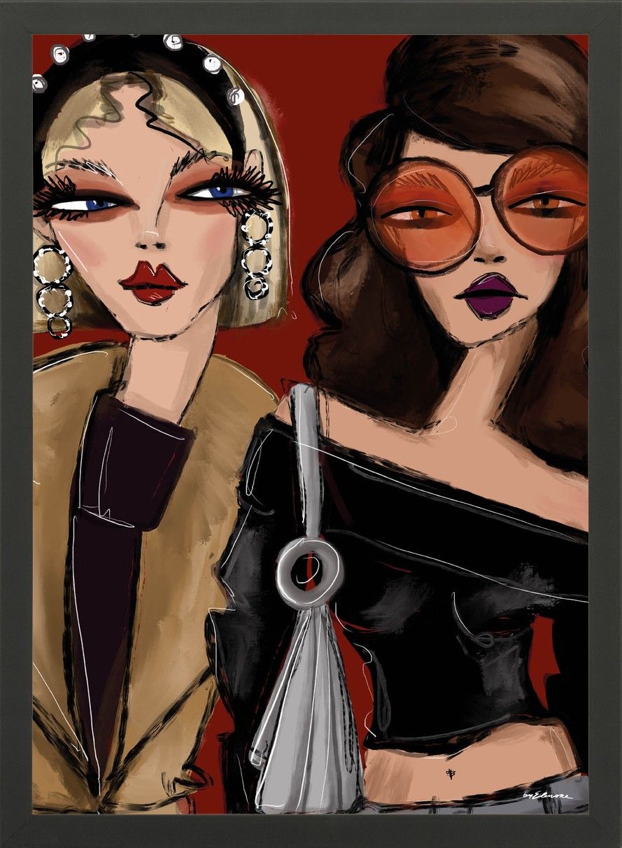 Art Print Fall Friends