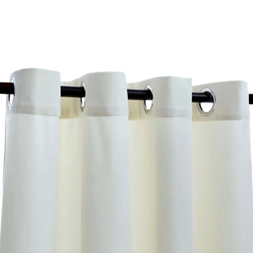 vidaXL - Gordijn - Crème - Fluweel - 140 x 175 cm - 2 stuks