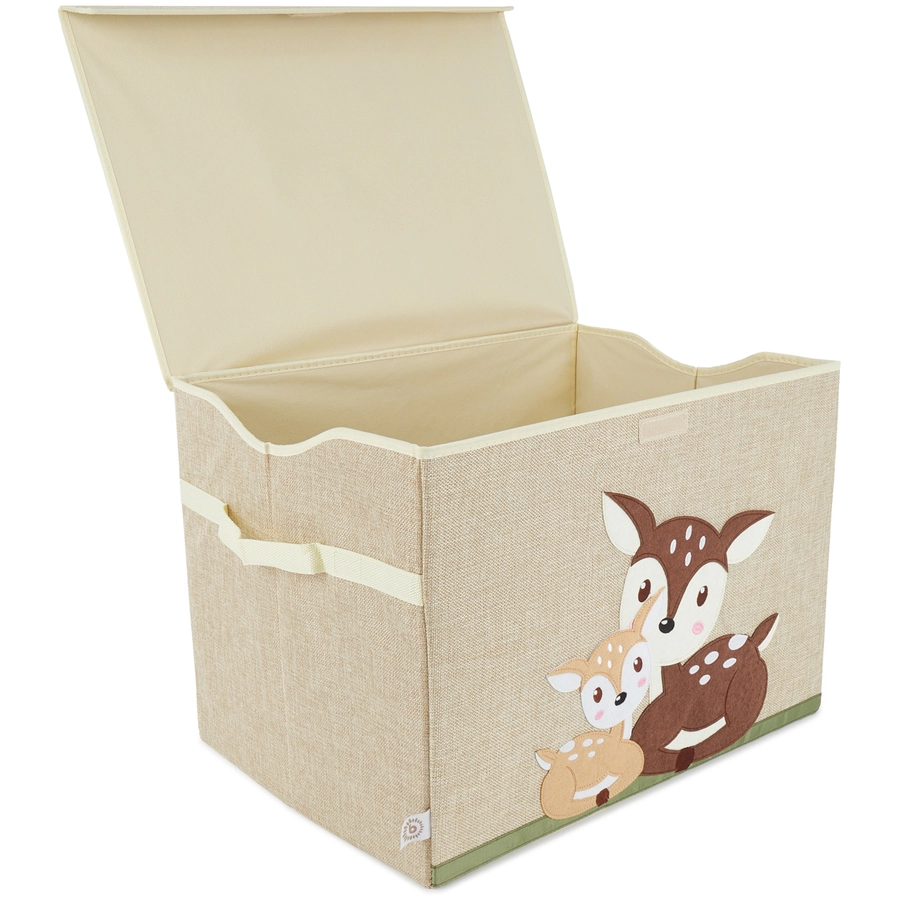 bieco Aufbewahrungsbox braun mit Deckel