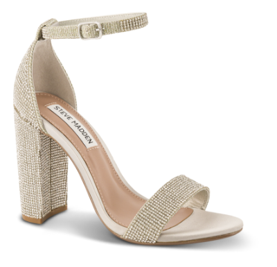 Steve Madden Damesandal med hæl Sølv SM11000371