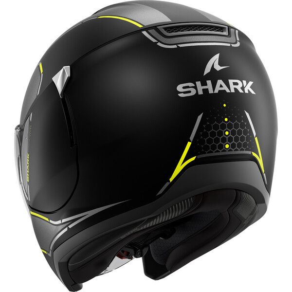 Shark - Casque Citycruiser Krestone Noir Mat / Gris Mat / Jaune