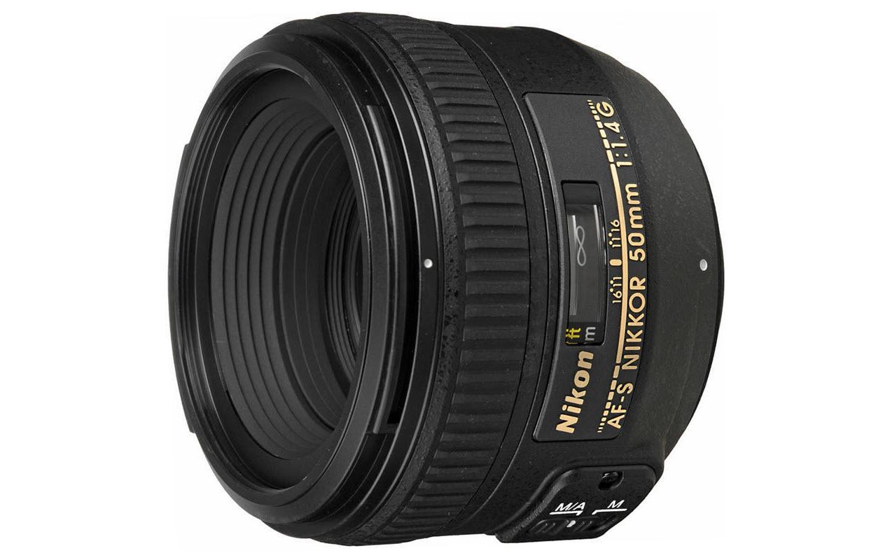 Festbrennweite AF-S 50mm F/1.4G – Nikon F<br>Lichtstarkes Objektiv