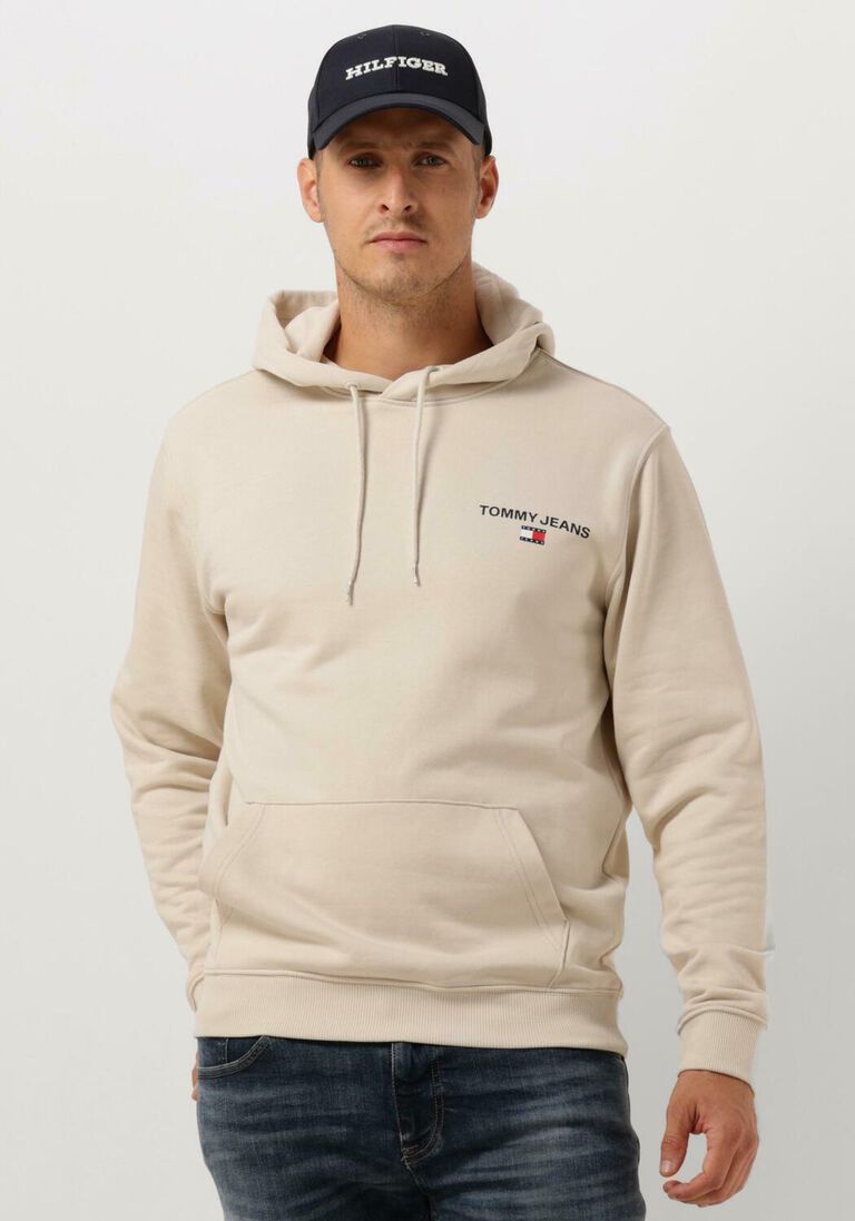 TOMMY JEANS beige tommy jeans sweater tjm reg entry graphic hoodie