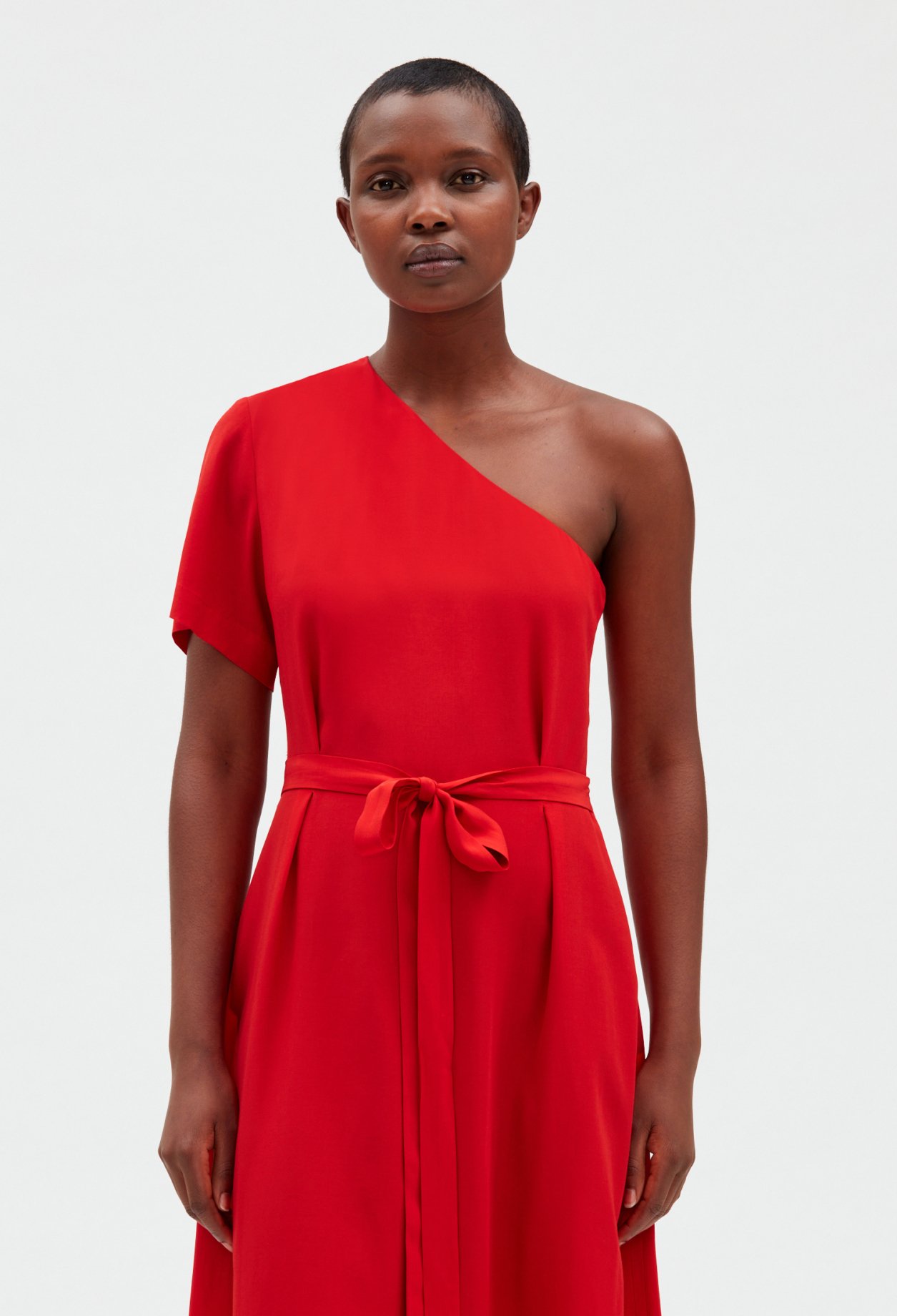 Robe midi asymetrique