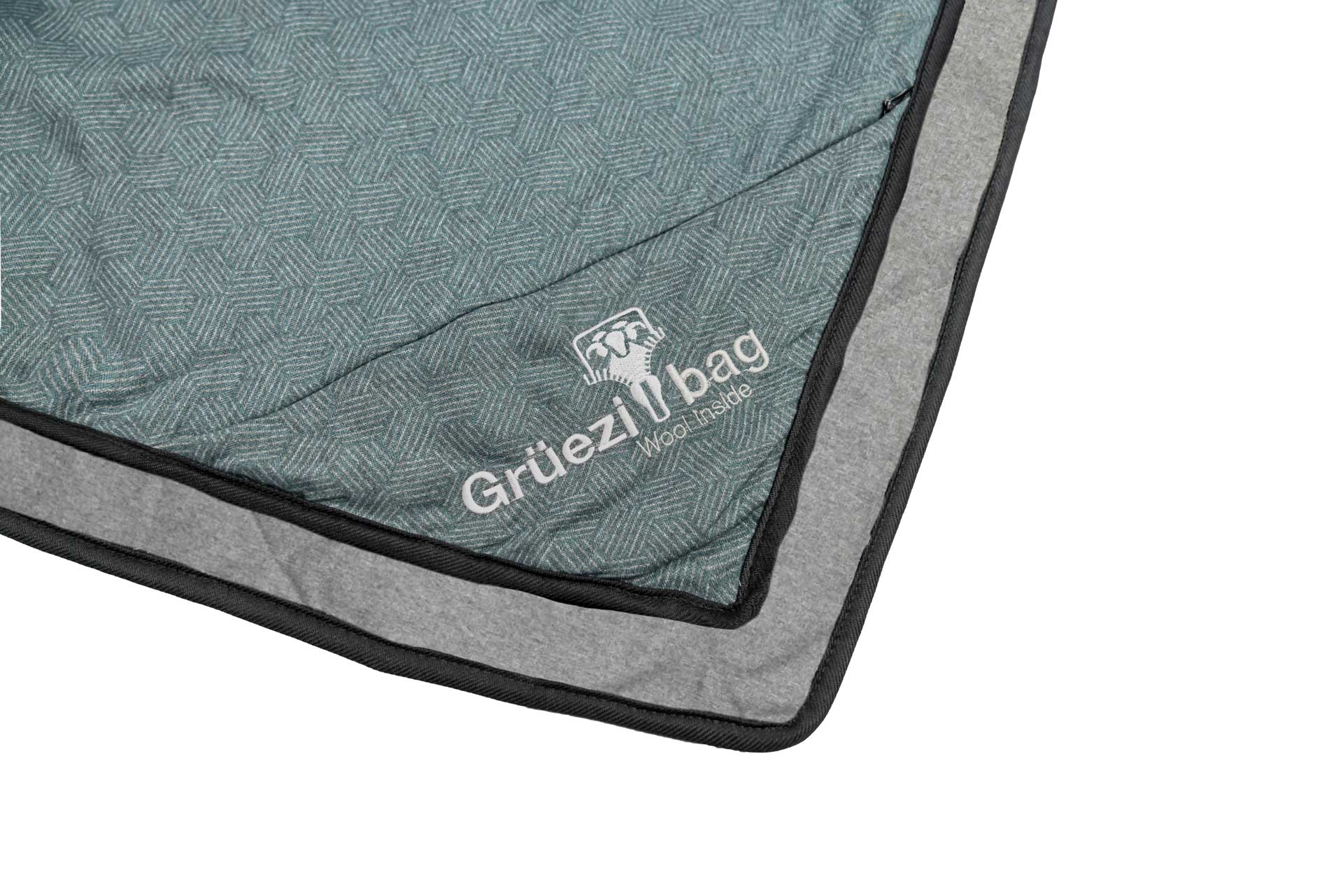 Grüezi Bag WellhealthBlanket Wool Deluxe Decke smoky blue