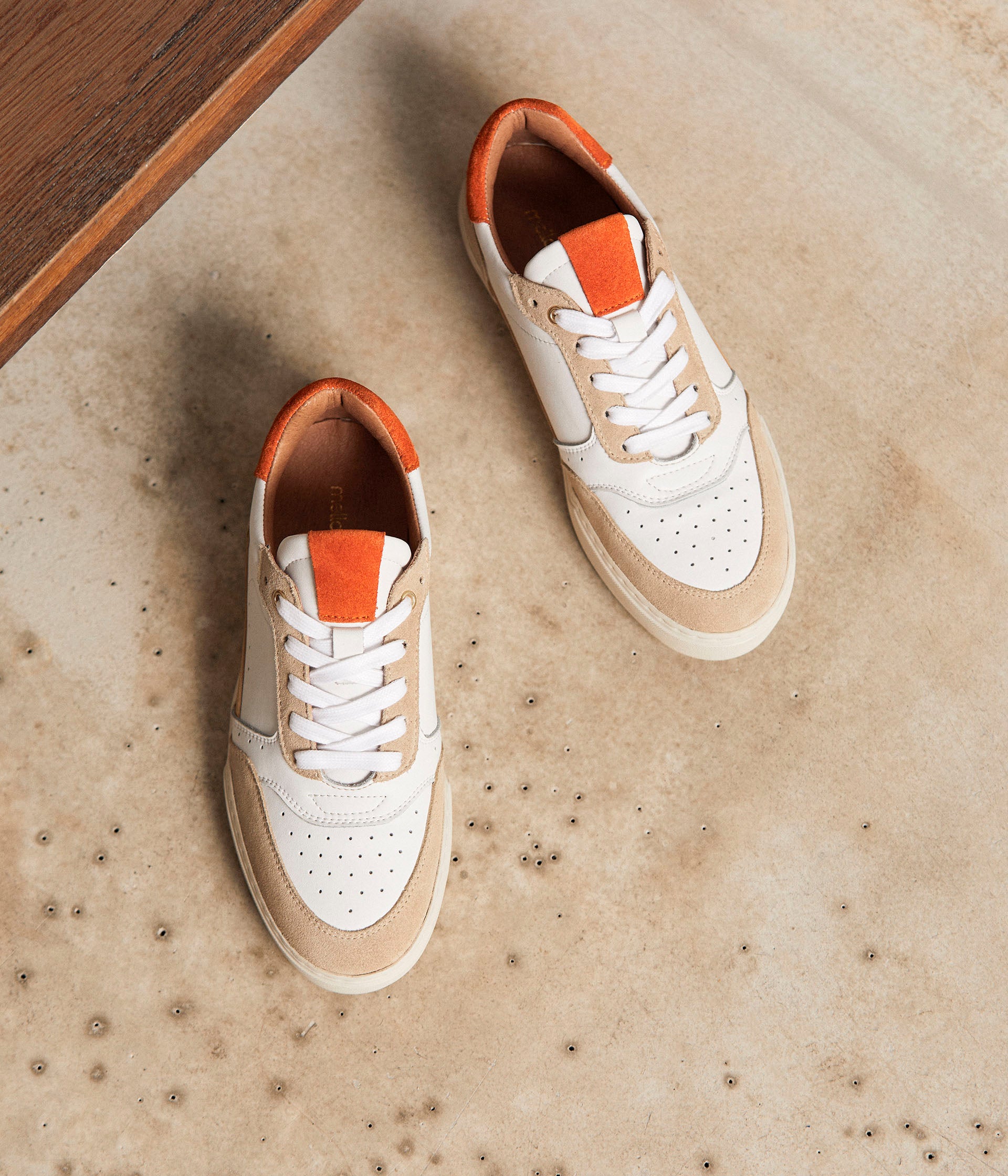 Baskets beige orange Tao